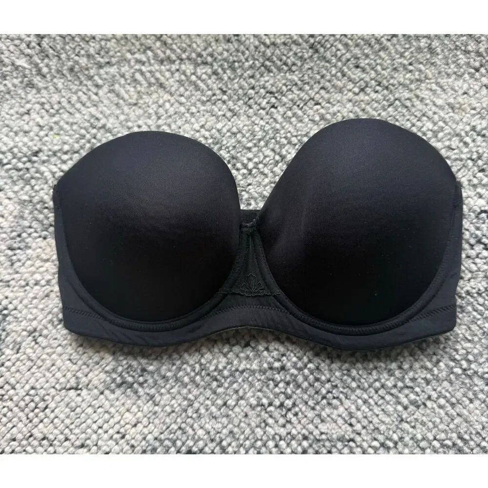 Wings Love 32DDD Black Strapless Bra